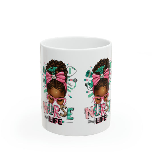 Nurse Life Ceramic Mug, 11oz