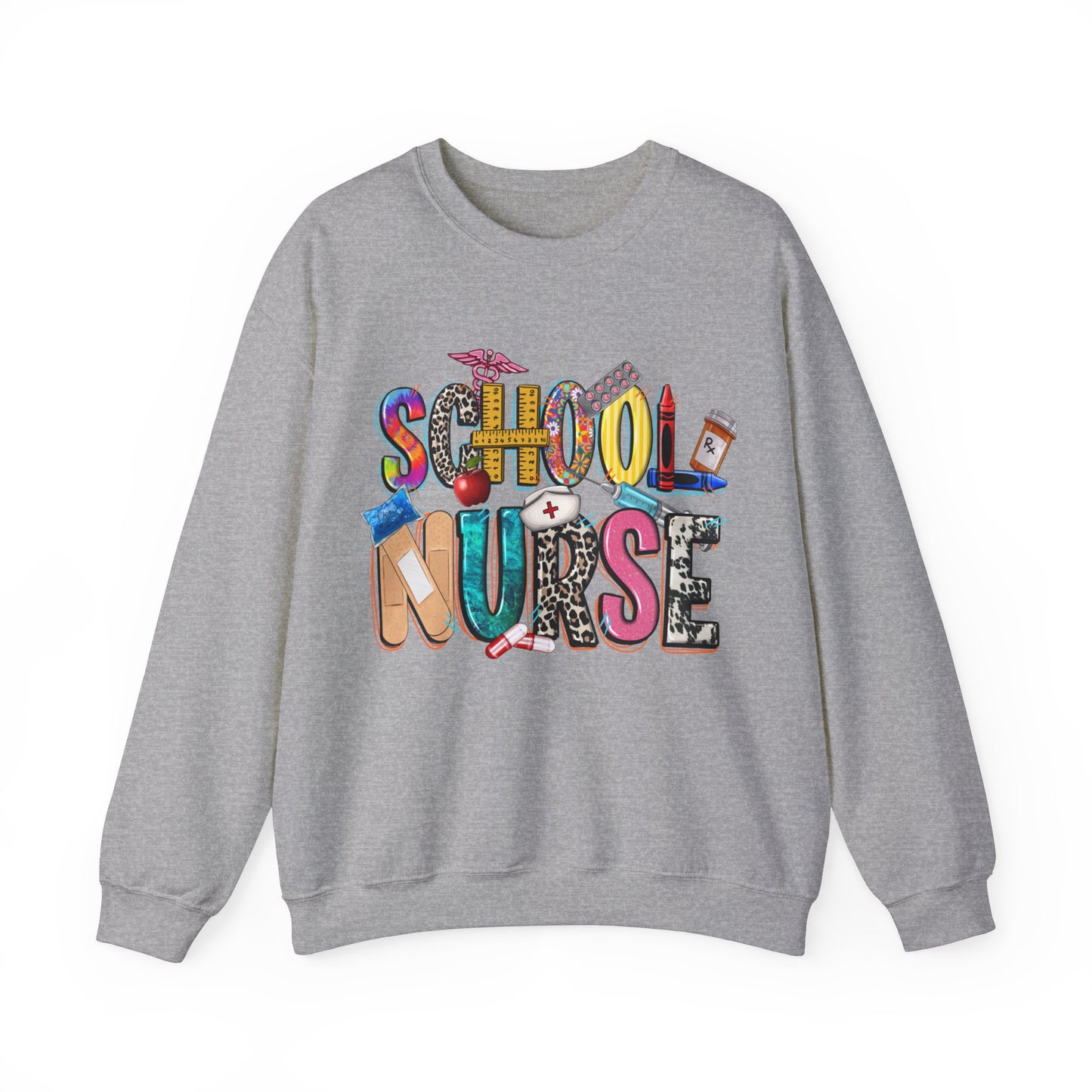 School Nurse Unisex Heavy Blend™ Crewneck Sweatshirt