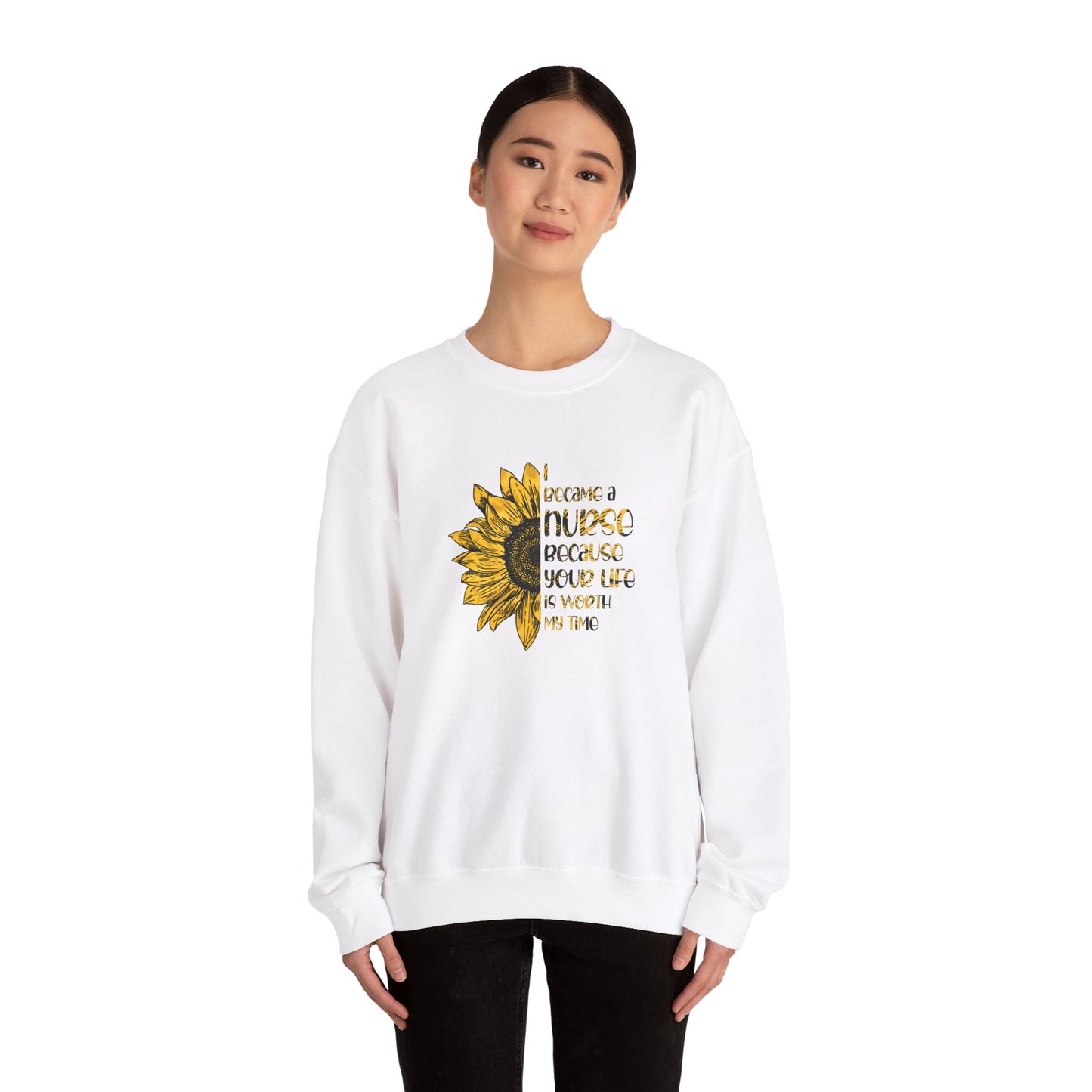 I am a nurse Unisex Heavy Blend™ Crewneck Sweatshirt