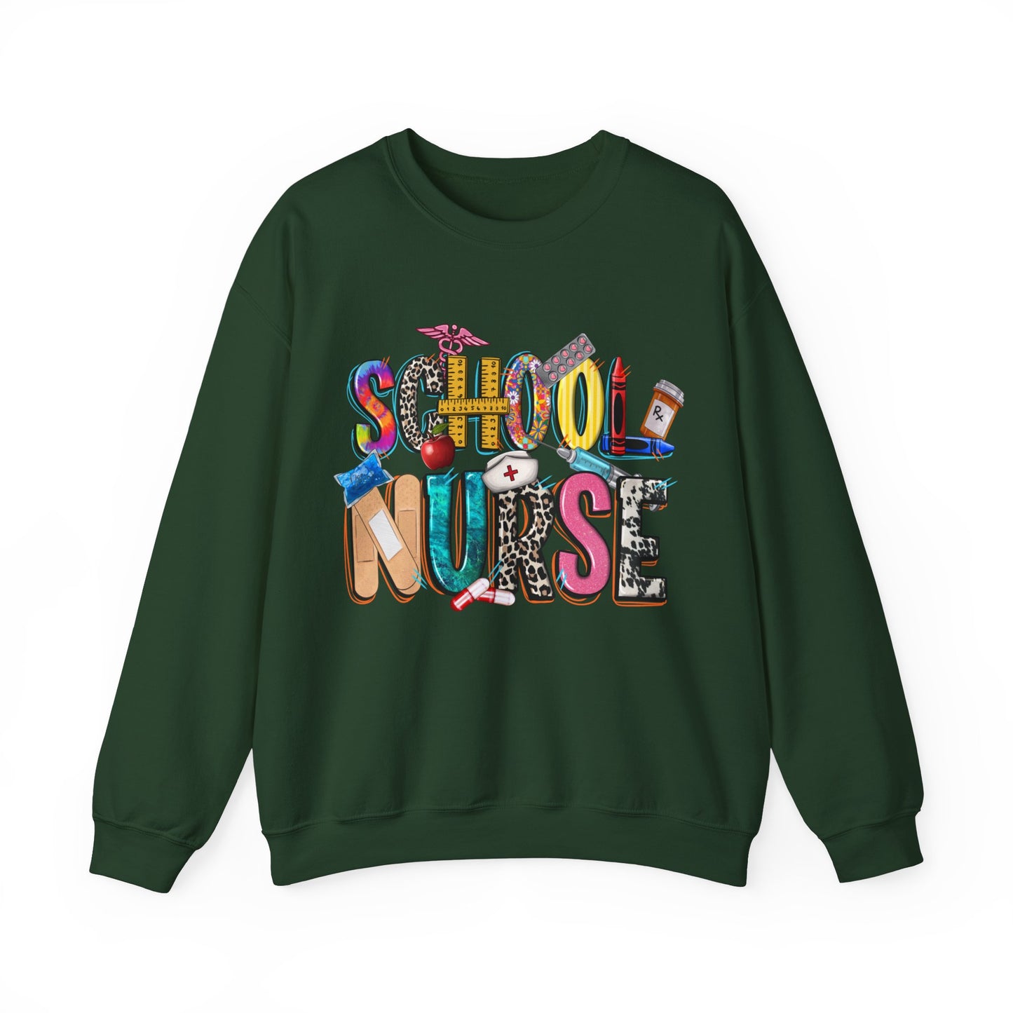 School Nurse Unisex Heavy Blend™ Crewneck Sweatshirt