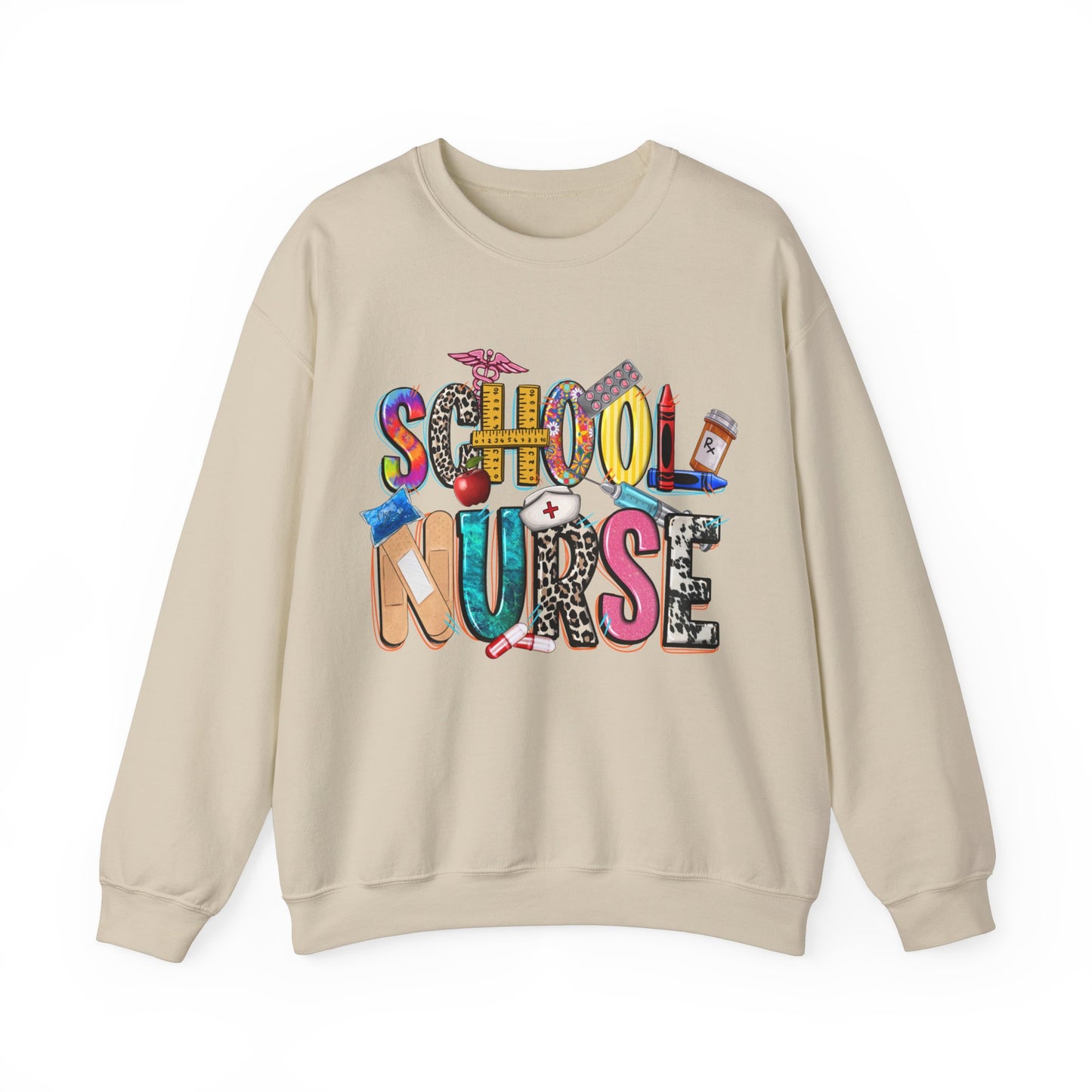 School Nurse Unisex Heavy Blend™ Crewneck Sweatshirt