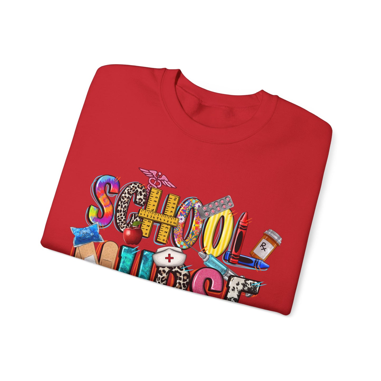 School Nurse Unisex Heavy Blend™ Crewneck Sweatshirt