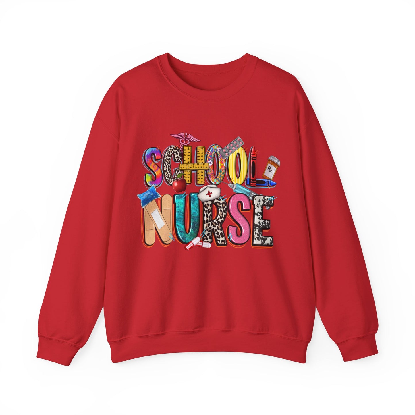 School Nurse Unisex Heavy Blend™ Crewneck Sweatshirt